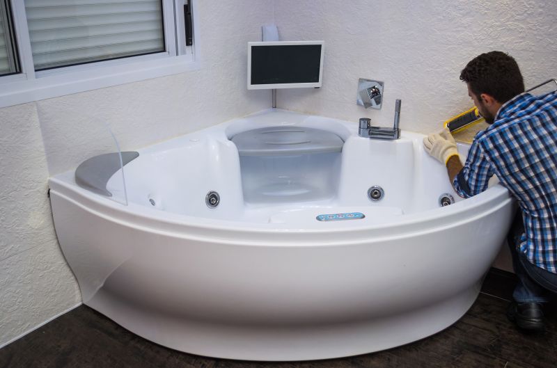 Sealed and Levelled Bathtub